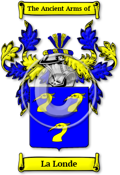La Londe Family Crest Download (jpg) Legacy Series - 150 DPI